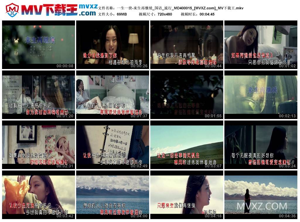 一生一世-来生再继续_国语_流行_MD400015
